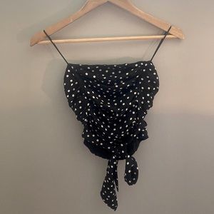 Strapless Rouched Top